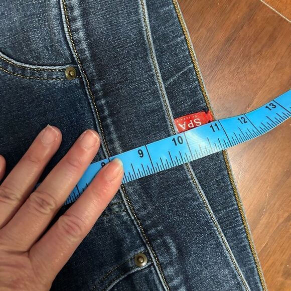 Spanx women’s‎ distressed high rise ankle pull on skinny jeans size small - Picture 4 of 7